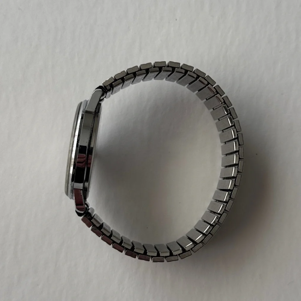 Caravelle by Bulova Quartz M83678 Swiss Mov St. Steel Vintage Parts Repair